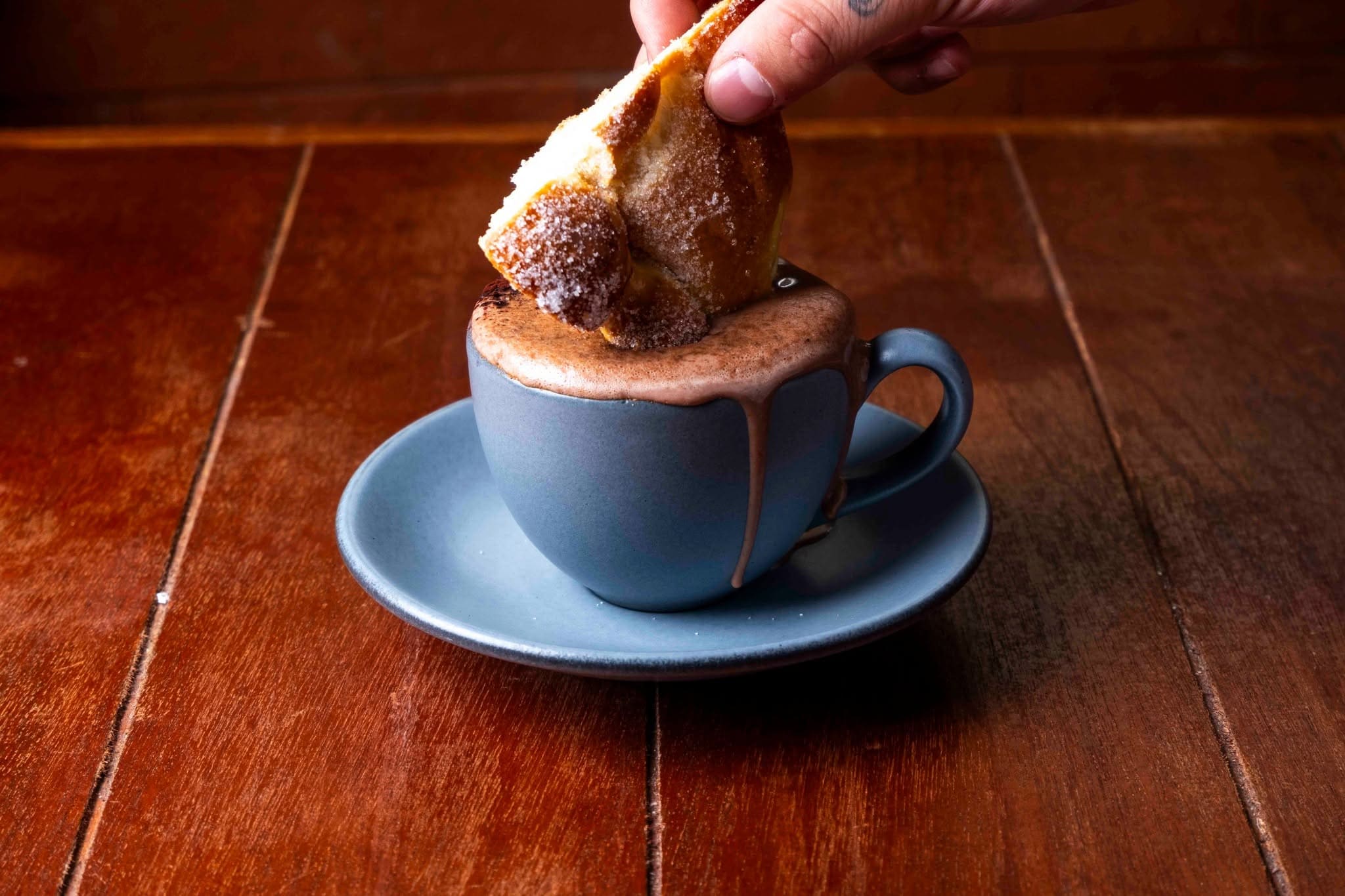 Café acompañado de postre en DI PACE, Toluca